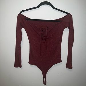 Off the shoulder bodysuit ❤️🔥